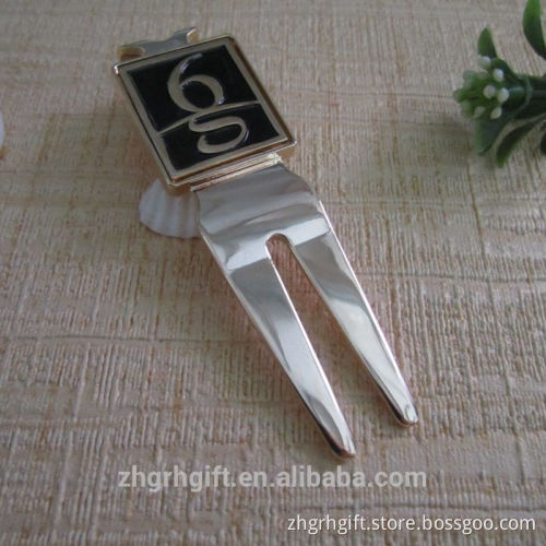 Manufacturing Price Shiny Golden Golf Hat Ball Marker Golf Accessory